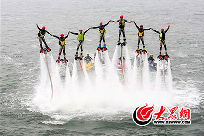 2015中国沂河帆船城市公开赛开赛 36名顶尖选手帆动沂河