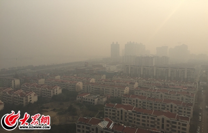 雾霾来袭 临沂10个县区重度污染