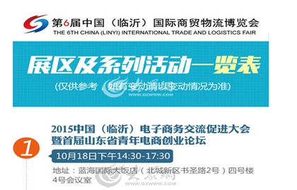 一张图看懂第六届中国(临沂)国际商贸物流博览会