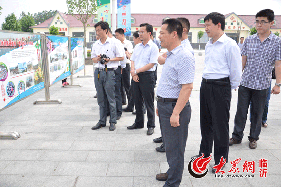 蒙阴县委组织部一行30人到临沭县学习考察选派"第一书记"到村任职工作