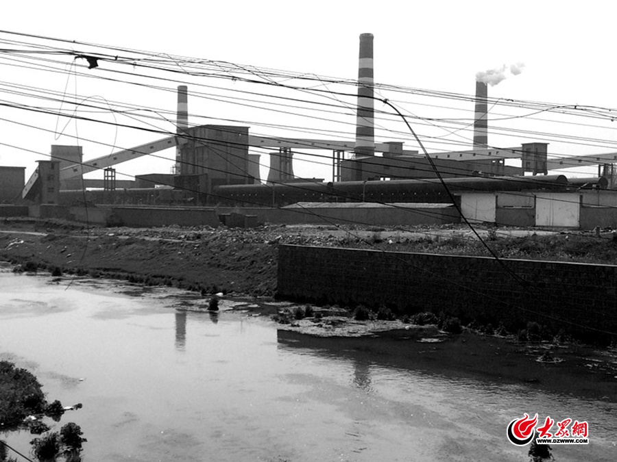 8位于沂河路的一家化工厂内，消防栓样式烟头耸立.JPG