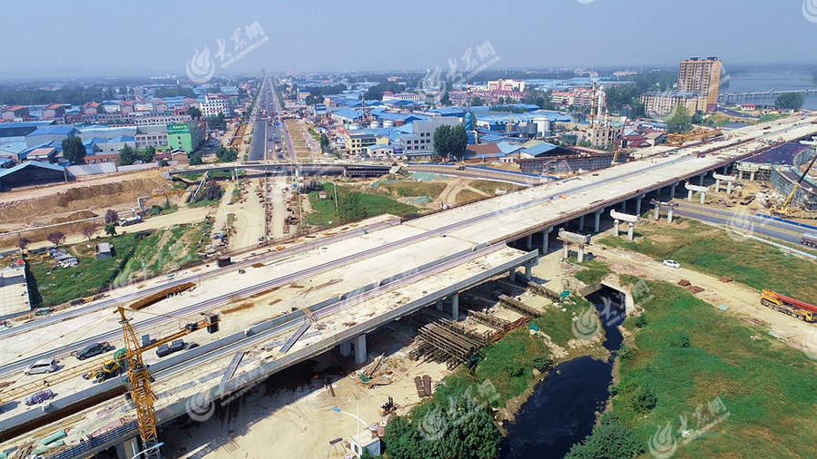 临沂南北重要交通大通道——新西外环工程正在施工.jpg