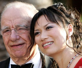 全球传媒界大亨默多克或与华裔妻子邓文迪离婚(图)