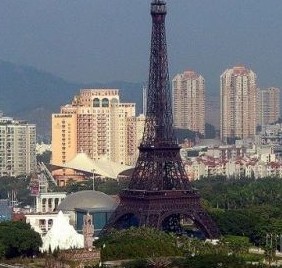 各国山寨景观 艾菲尔铁塔遍布中国各地[图]