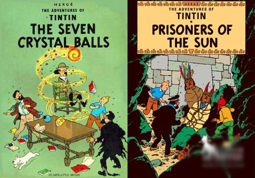 《七个水晶球》和《太阳的囚徒》漫画