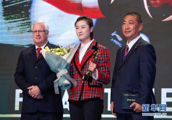 （体育）（1）乒乓球——国际乒联2018年度颁奖典礼在仁川举行