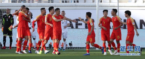 （亚洲杯）（10）足球——亚洲杯：中国胜吉尔吉斯斯坦
