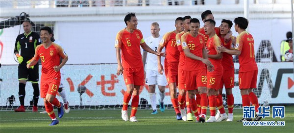 （亚洲杯）（47）足球——亚洲杯：中国胜吉尔吉斯斯坦