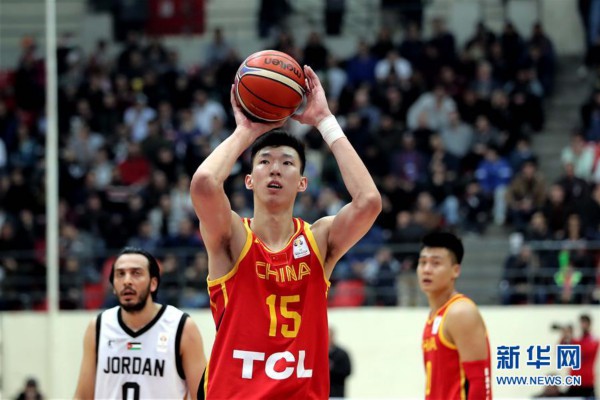 （体育）（4）篮球——世预赛：中国不敌约旦