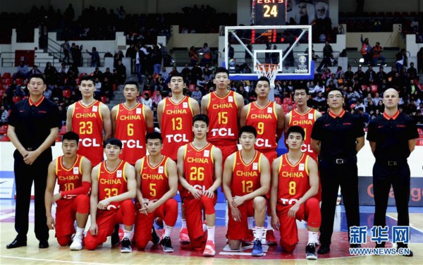 （体育）（10）篮球——世预赛：中国不敌约旦