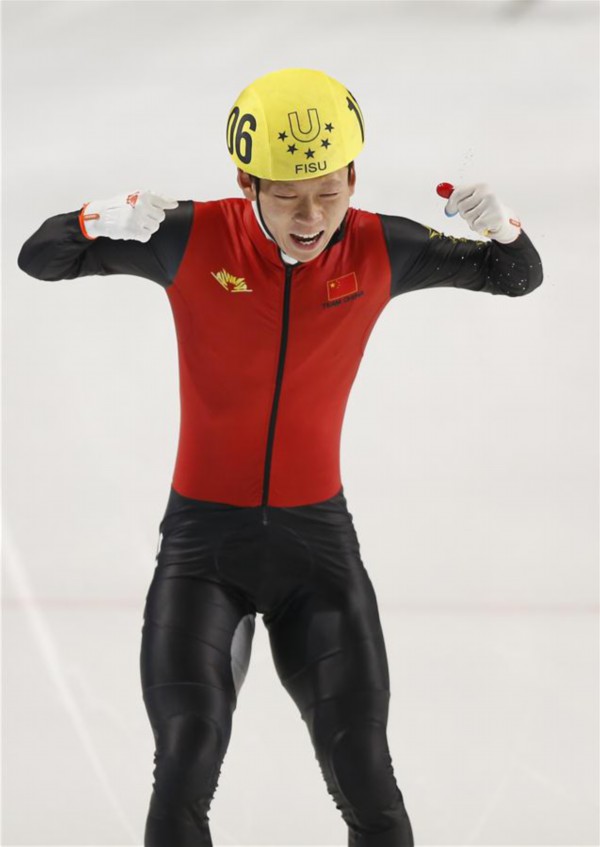 （大冬会）（2）短道速滑——安凯为中国代表团夺得首金