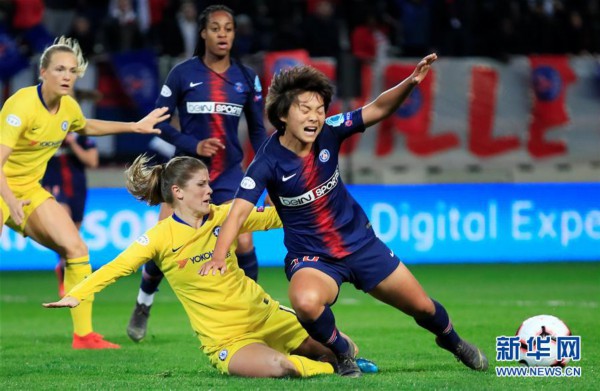 （体育）（5）足球——女足欧冠：巴黎圣日耳曼队无缘半决赛