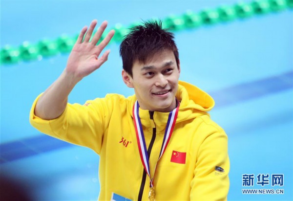 （体育）（14）游泳——全国冠军赛：孙杨获男子800米自由泳冠军