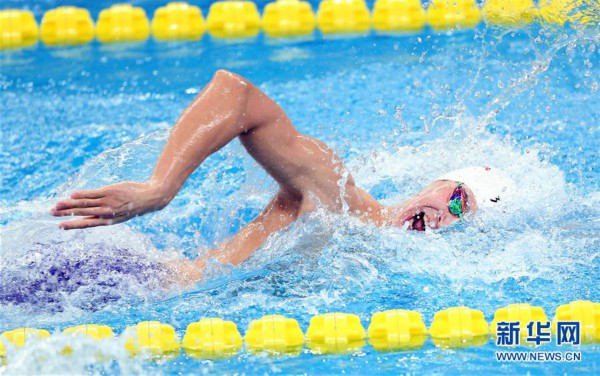 （体育）（11）游泳——全国冠军赛：孙杨200米自由泳夺冠