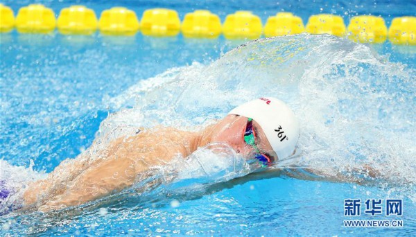 （体育）（14）游泳——全国冠军赛：孙杨200米自由泳夺冠