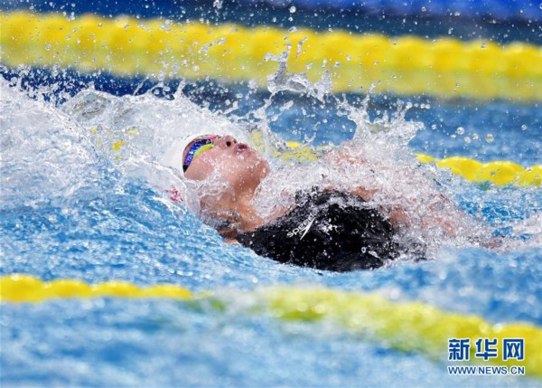 （体育）（1）游泳——全国冠军赛：傅园慧获女子50米仰泳冠军