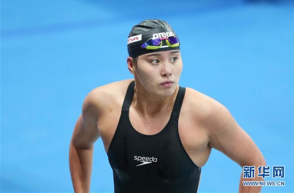 （体育）（10）游泳——全国冠军赛：傅园慧获女子50米仰泳冠军