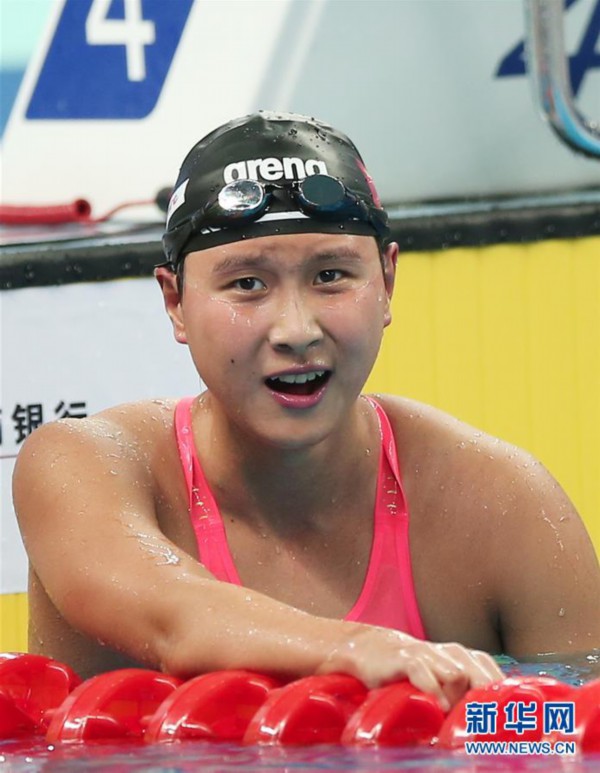 （体育）（13）游泳——全国冠军赛：王简嘉禾800米自由泳创亚洲新纪录