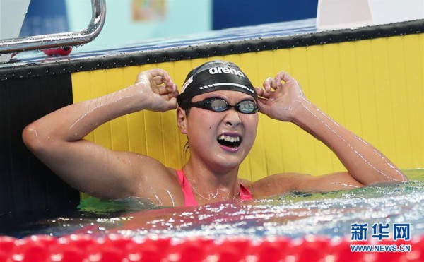 （体育）（10）游泳——全国冠军赛：王简嘉禾800米自由泳创亚洲新纪录