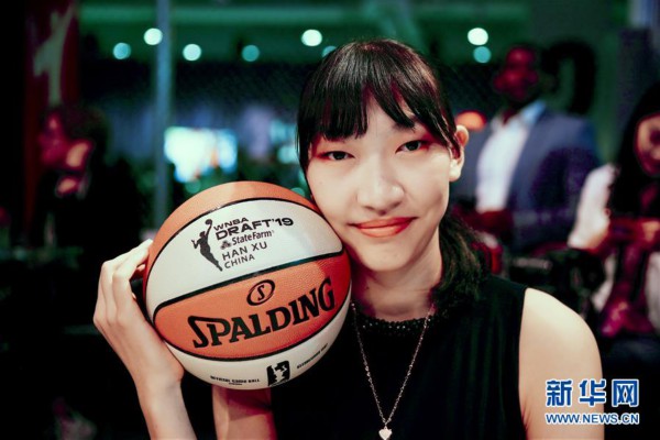 （体育）（6）篮球——韩旭被WNBA纽约自由人队选中