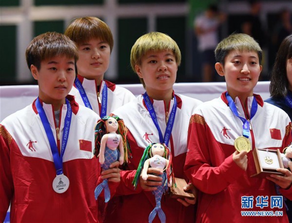 （大运会）（1）乒乓球——女双：中国组合包揽冠亚军