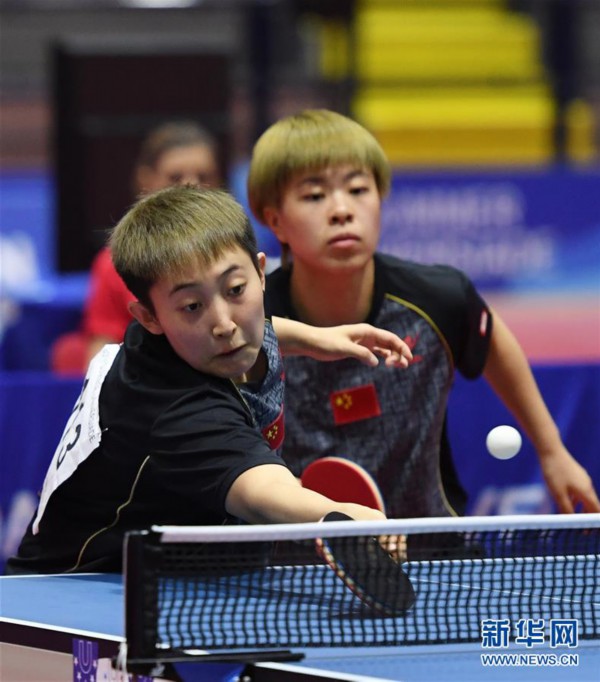 （大运会）（5）乒乓球——女双：中国组合包揽冠亚军