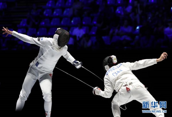 （体育）（3）击剑——世锦赛：中国队获男子重剑团体第四名