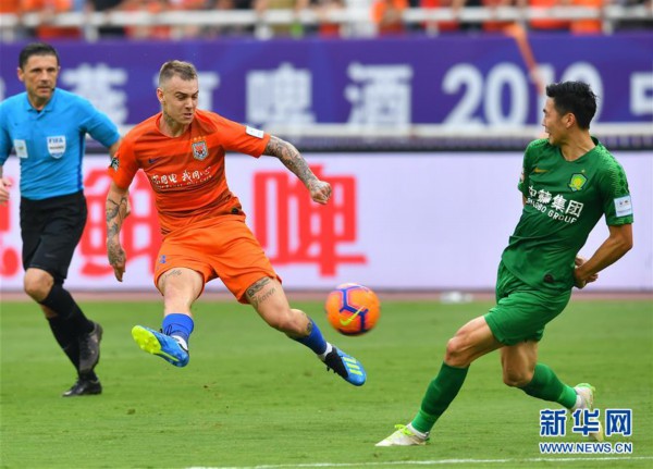 （体育）（1）足球——足协杯：山东鲁能泰山对阵北京中赫国安