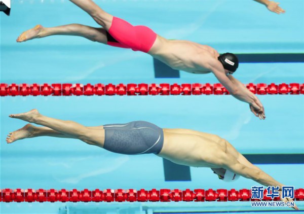 （游泳世锦赛）（34）游泳——男子200米自由泳：孙杨夺冠
