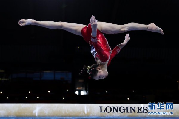 （体育）（11）体操——世锦赛女子团体决赛:中国队位列第四