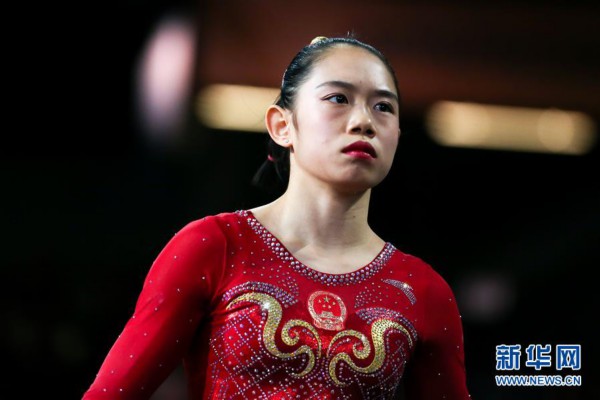 （体育）（17）体操——世锦赛女子团体决赛:中国队位列第四