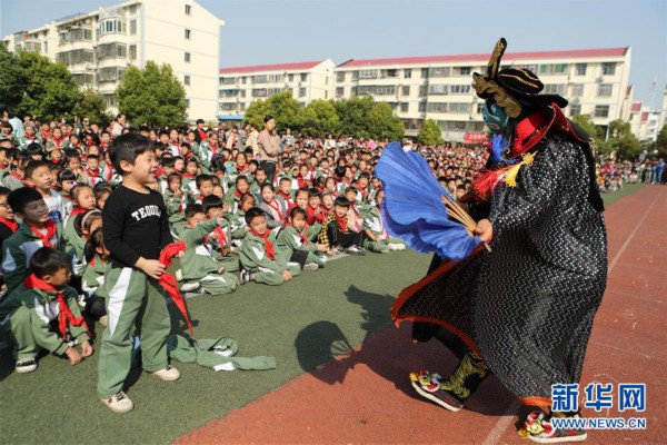 #（文化）（1）安徽蒙城：传统戏曲进校园