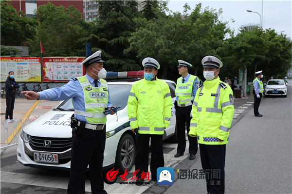 初三复课!临沂交警直属三大队"护学模式"准时上线