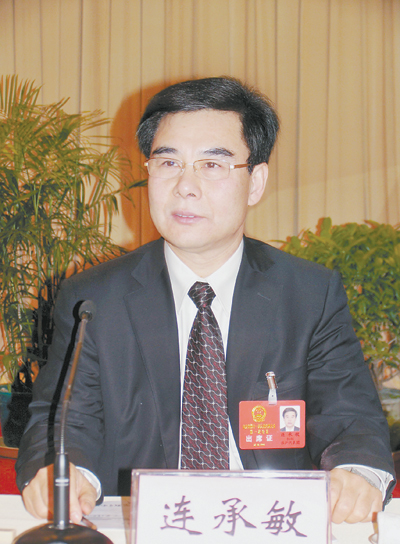 连承敏在临沂代表团审议时发言