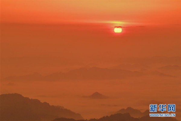 （美丽中国）（1）天龙山晨景