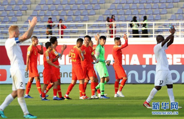 （亚洲杯）（37）足球——亚洲杯：中国胜吉尔吉斯斯坦