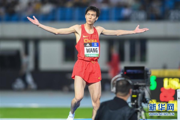 （体育）（3）田径——国际田联世界挑战赛（南京站）：王宇获男子跳高冠军