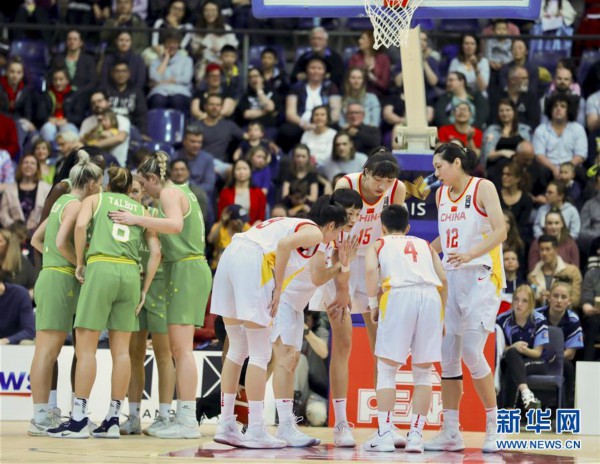 （体育）（7）篮球——热身赛：中国女篮不敌澳大利亚女篮
